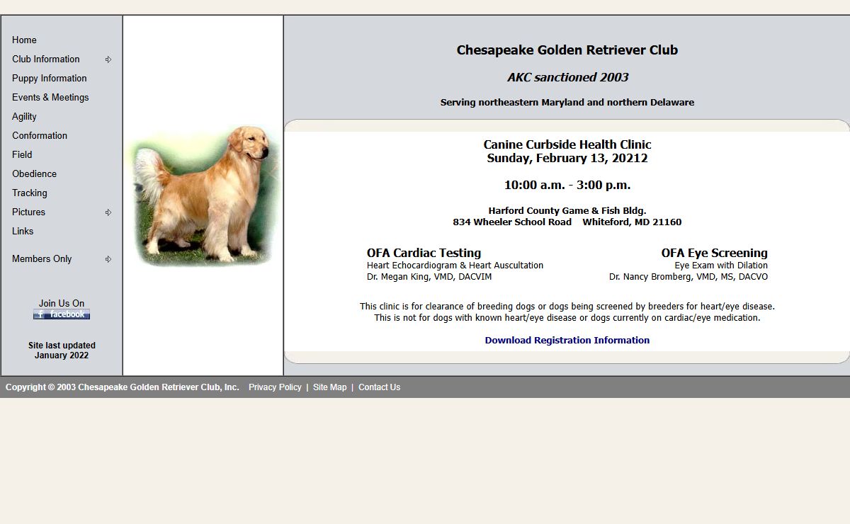 Chesapeake Golden Retriever Club