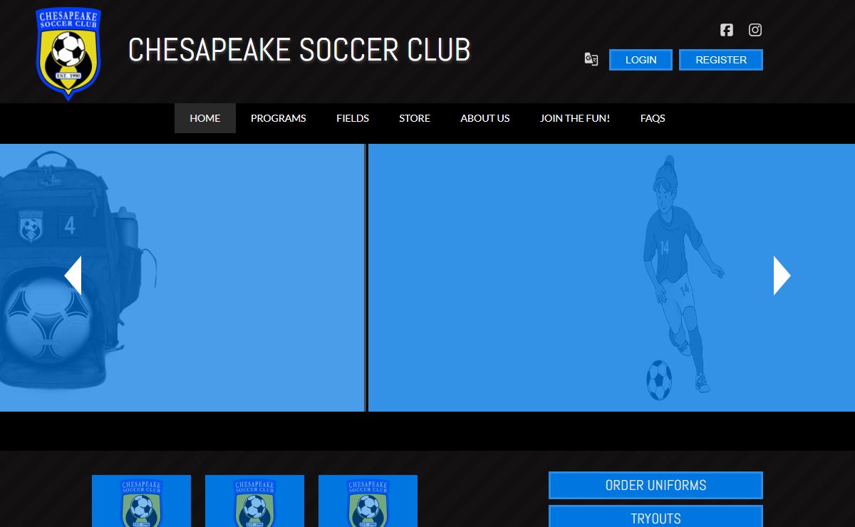 Chesapeake Soccer Club > Home