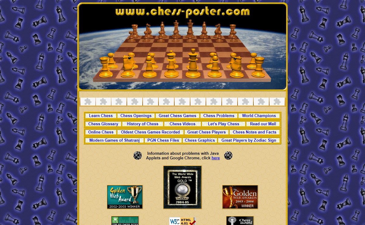 Play Chess, Chess Problems, Chess Openings, Chess History