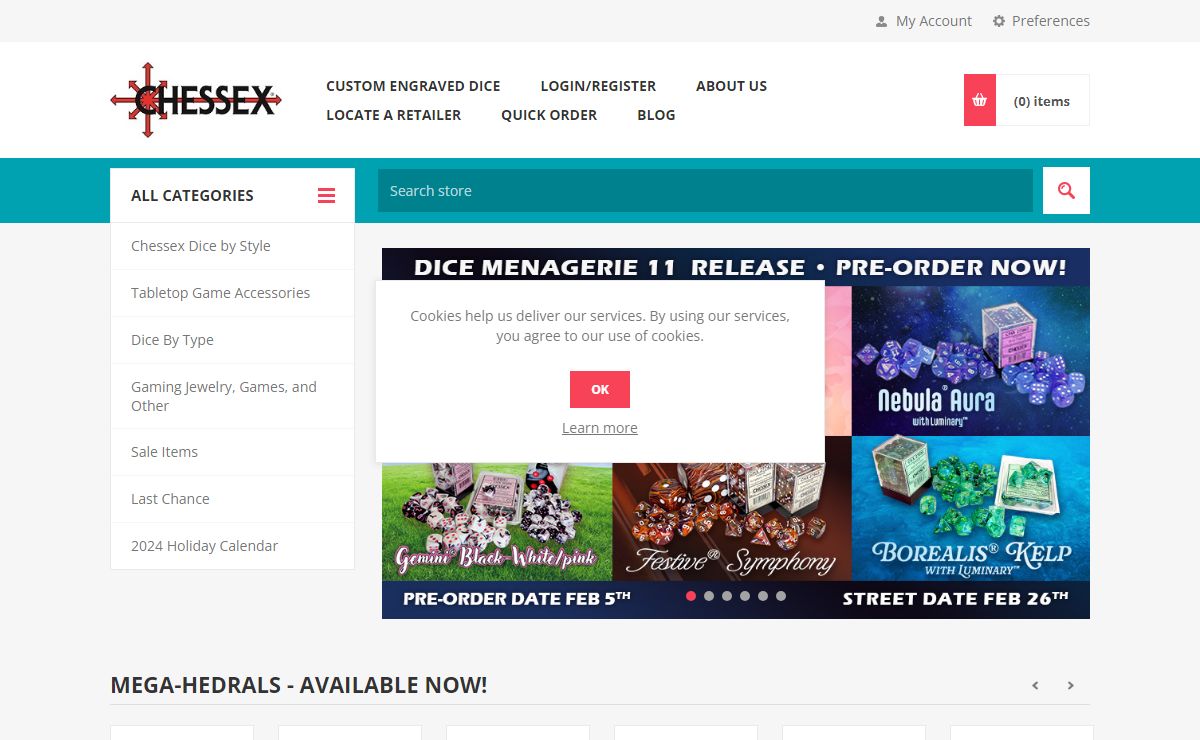 Chessex : Because You Can Never Have Too Many Dice!