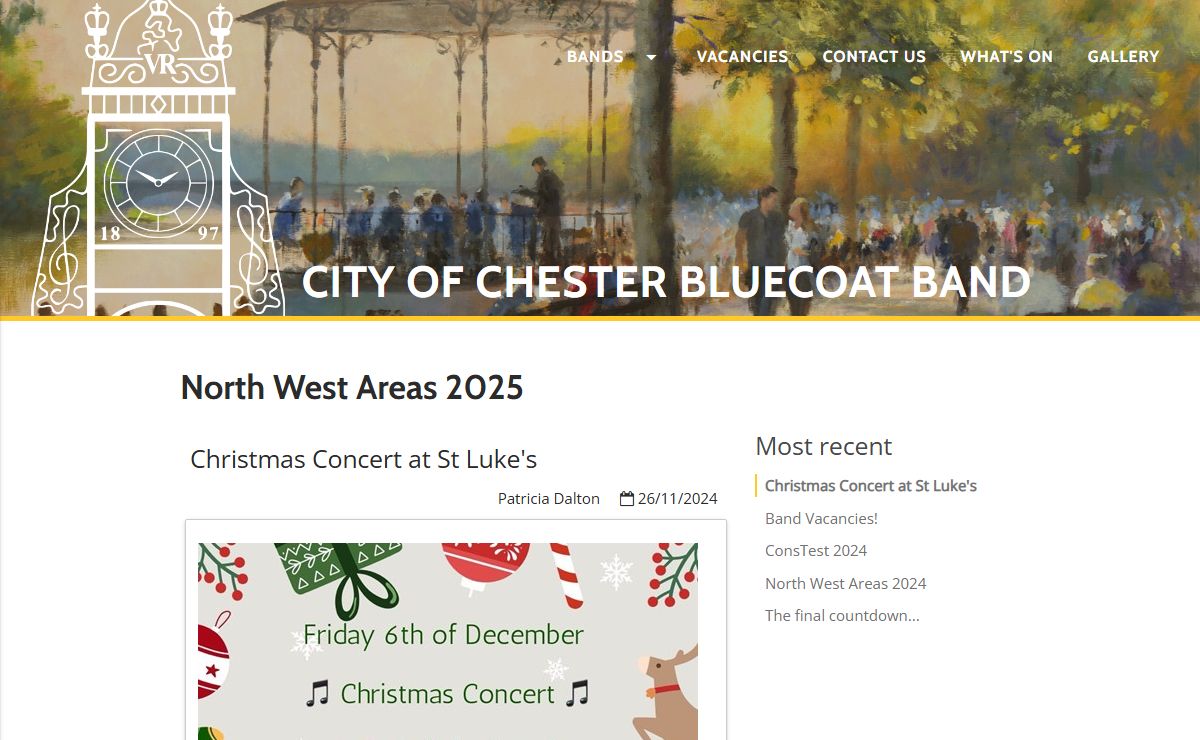 City of Chester Bluecoat Band