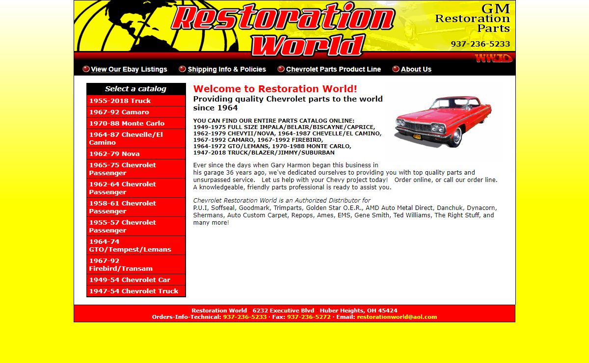 Chevrolet Restoration World