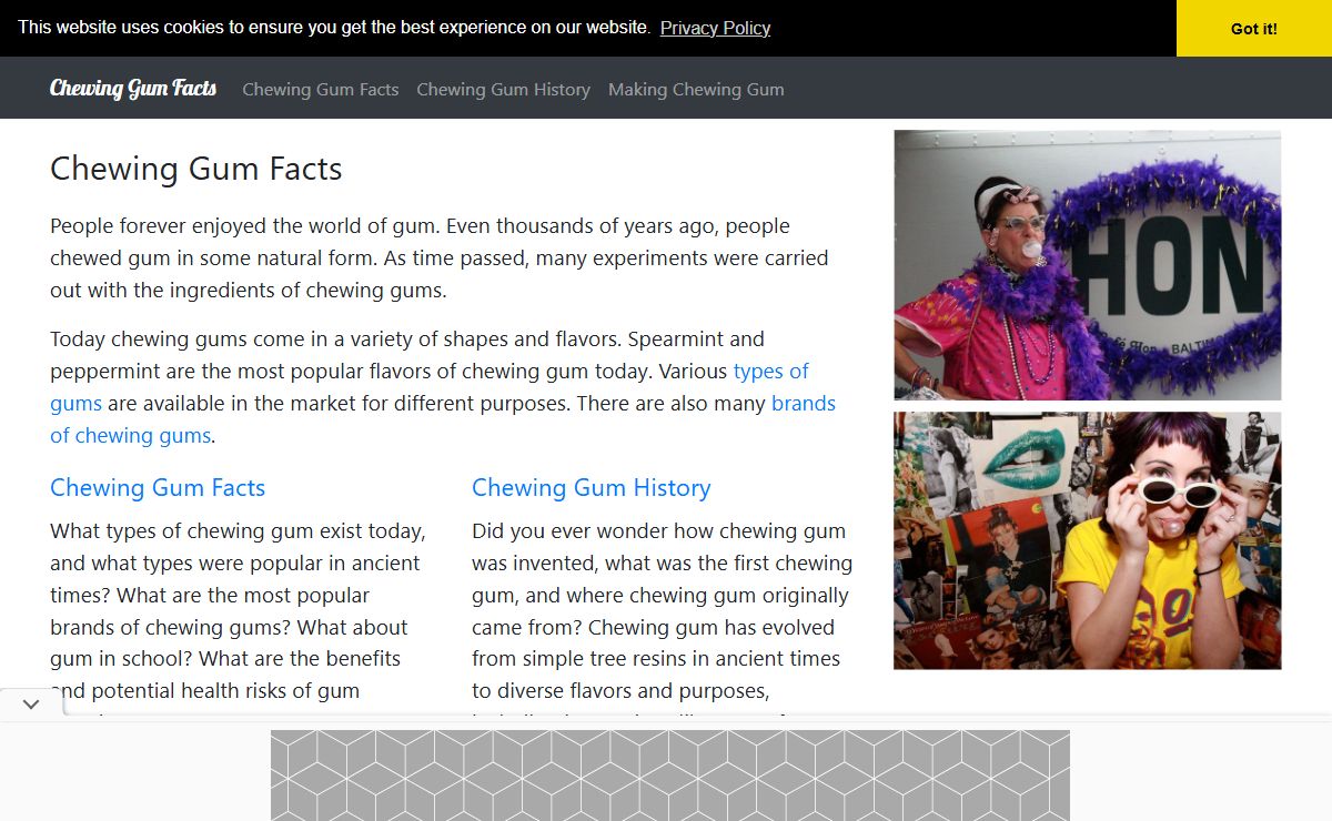 Chewing Gum Facts