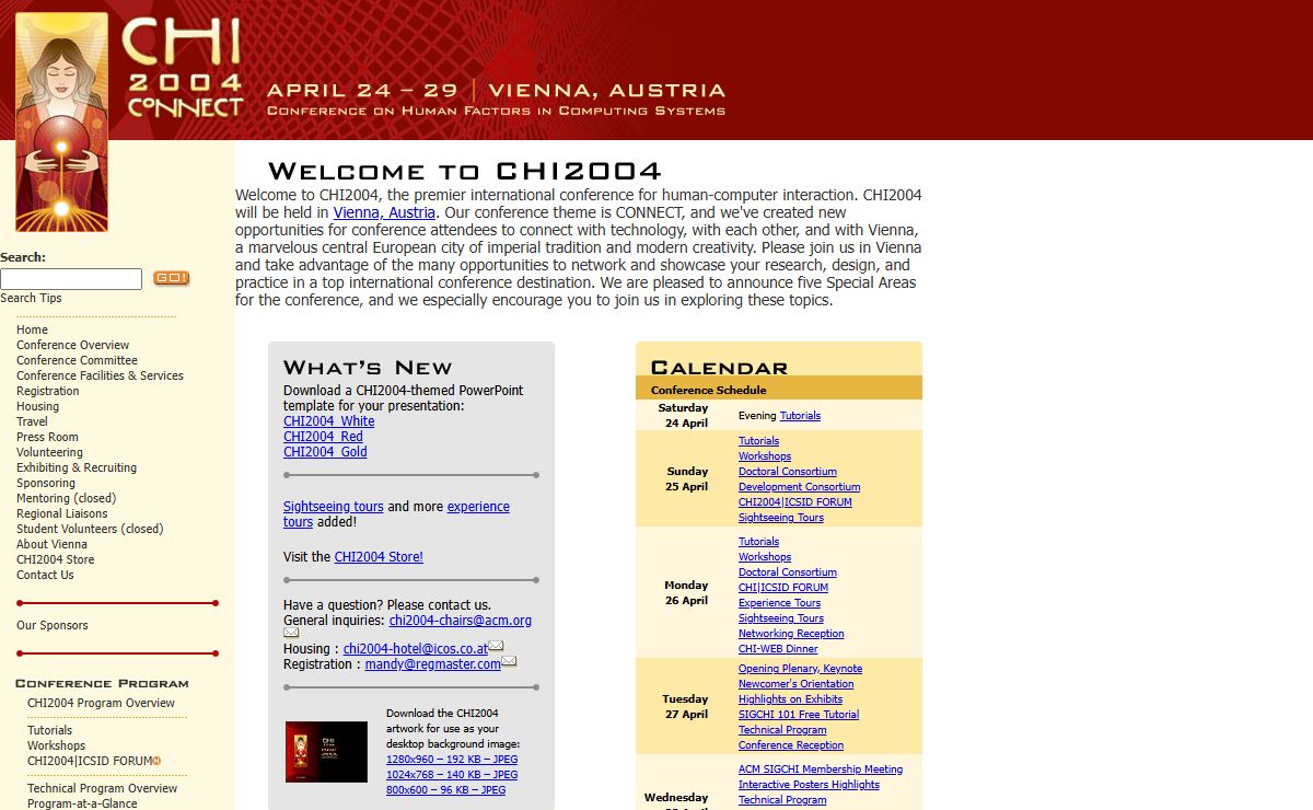 CHI 2004: April 24-29 | Vienna, Austria