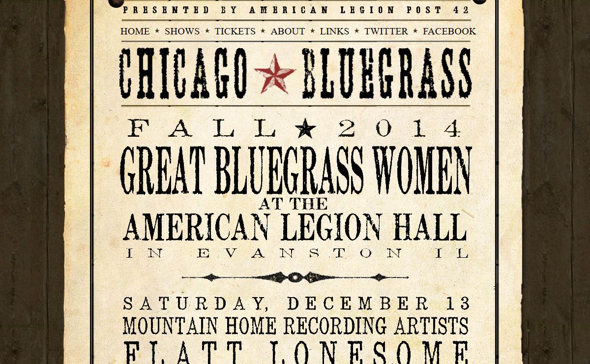 Chicago Bluegrass: Chicago Area Bluegrass Concert Series