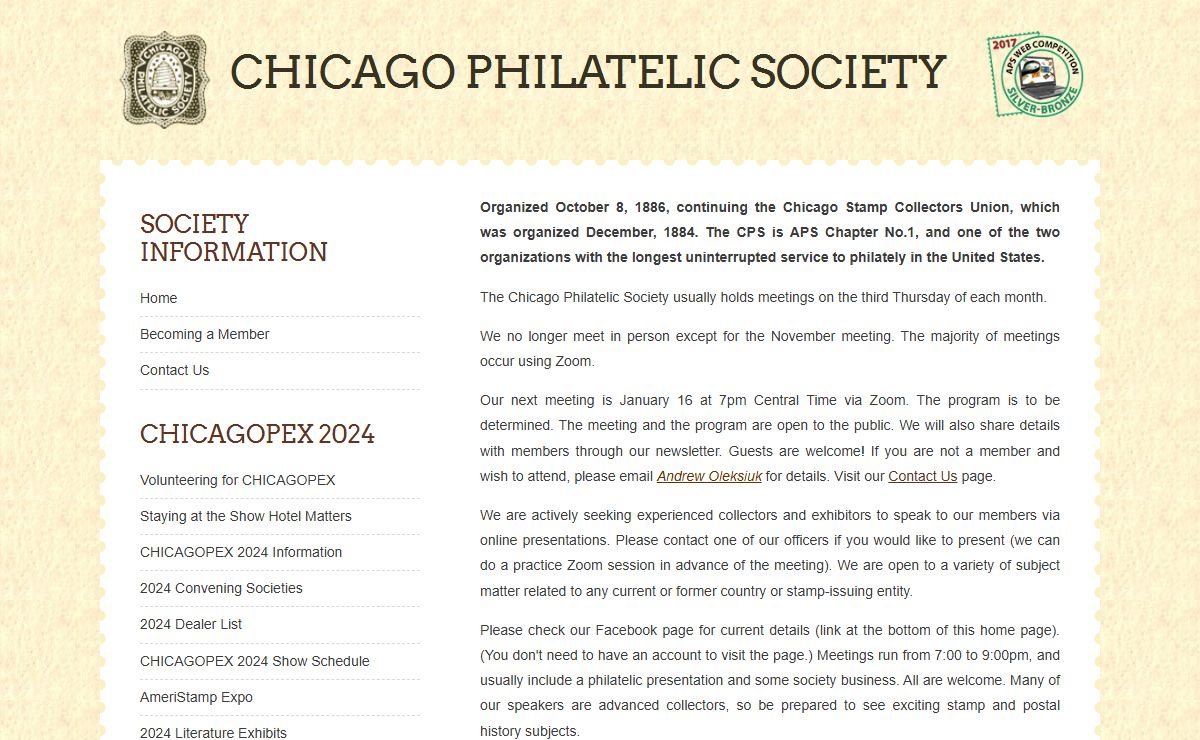 Chicago Philatelic Society