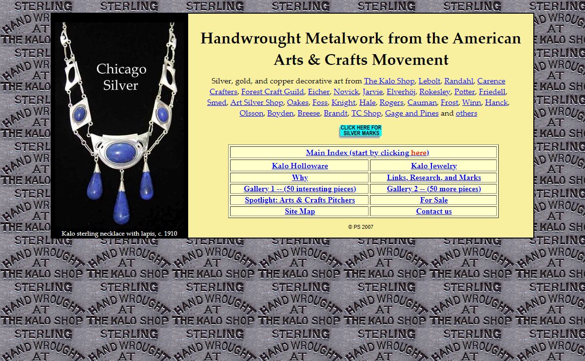 Chicago Silver -- Handwrought American Arts & Crafts Metalwork