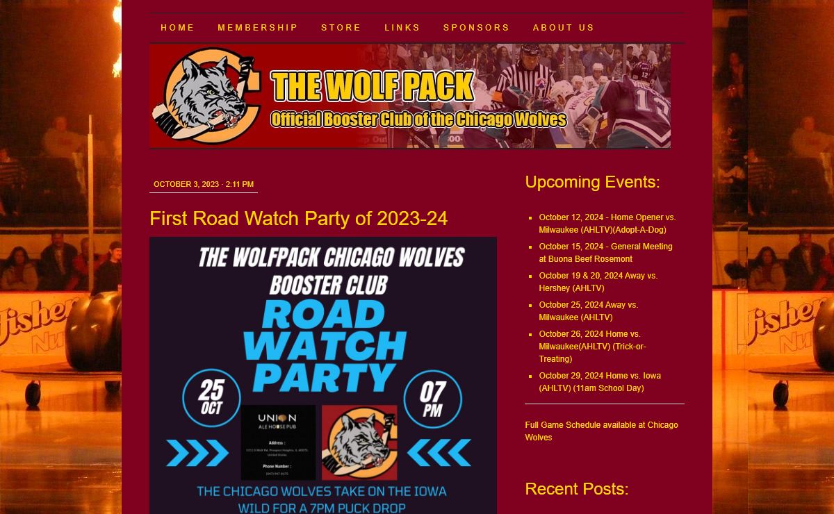 The Wolf Pack | Official Booster Club of the Chicago Wolves
