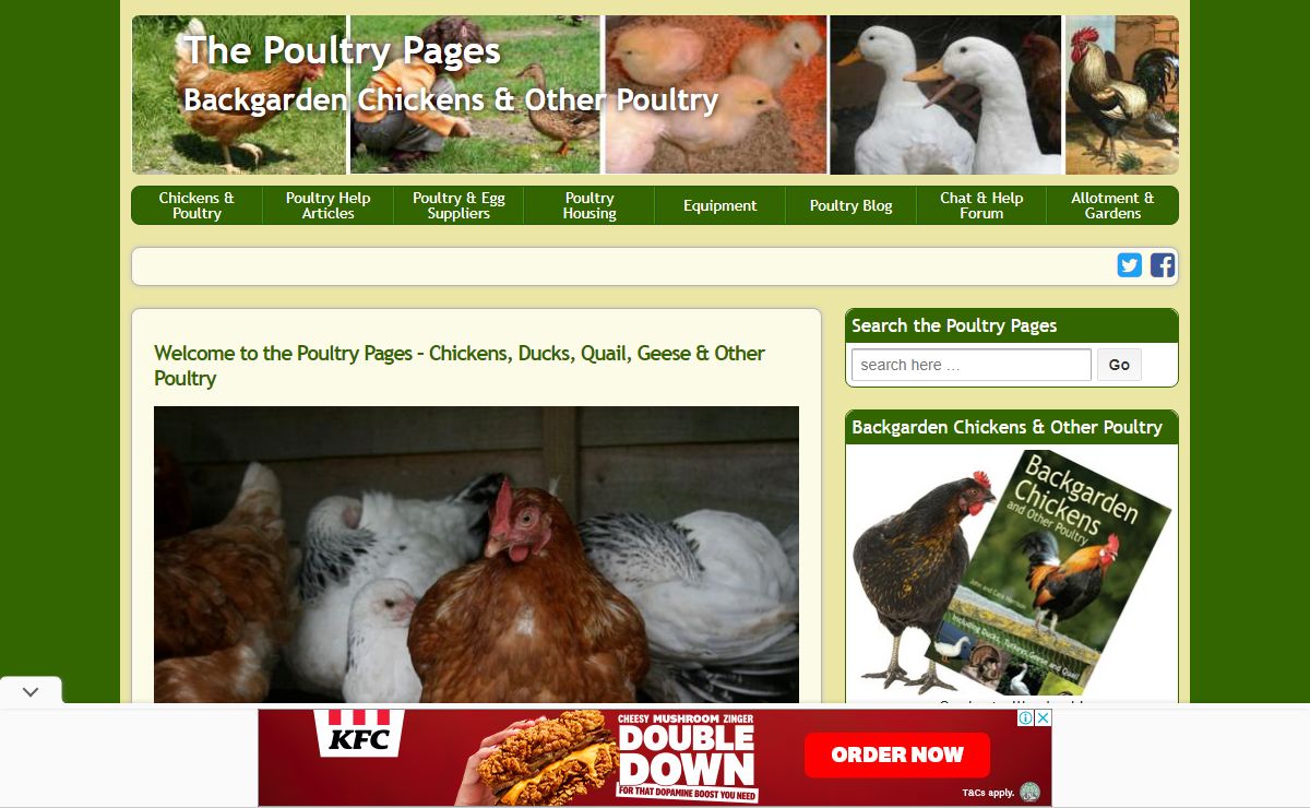 Poultry Pages - Chickens, Ducks, Quail, Geese & Other Poultry