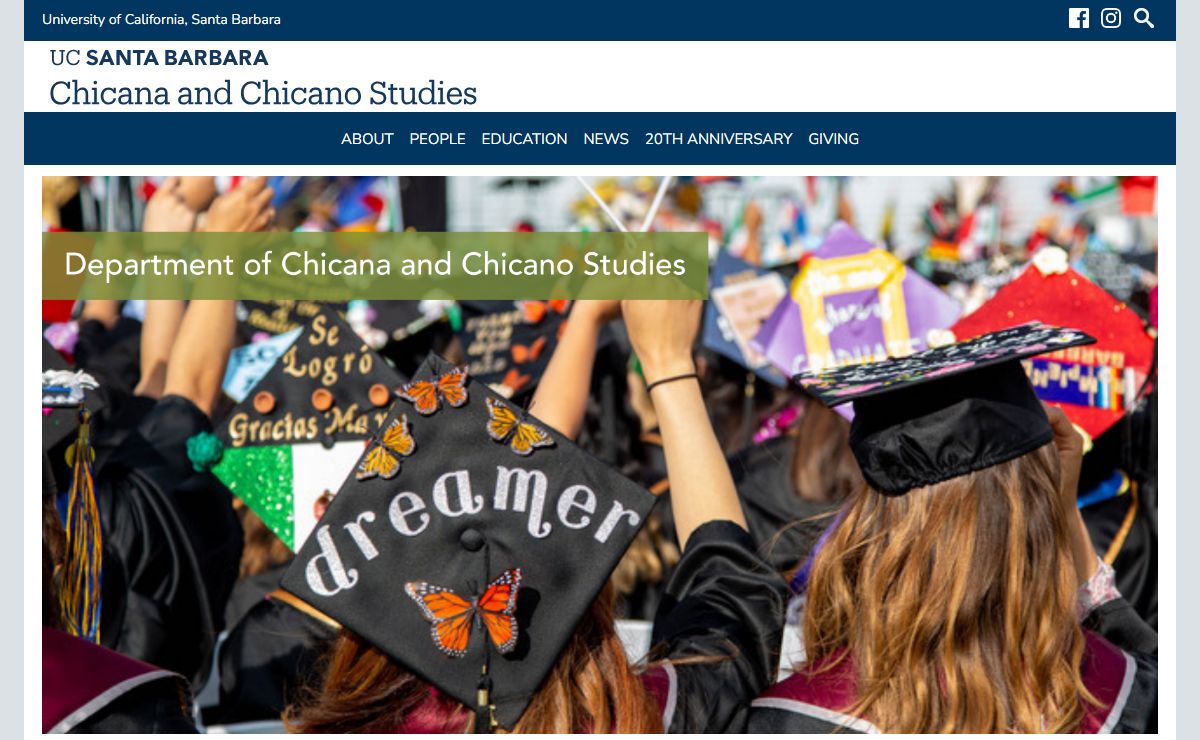 Department of Chicana and Chicano Studies - UC Santa Barbara