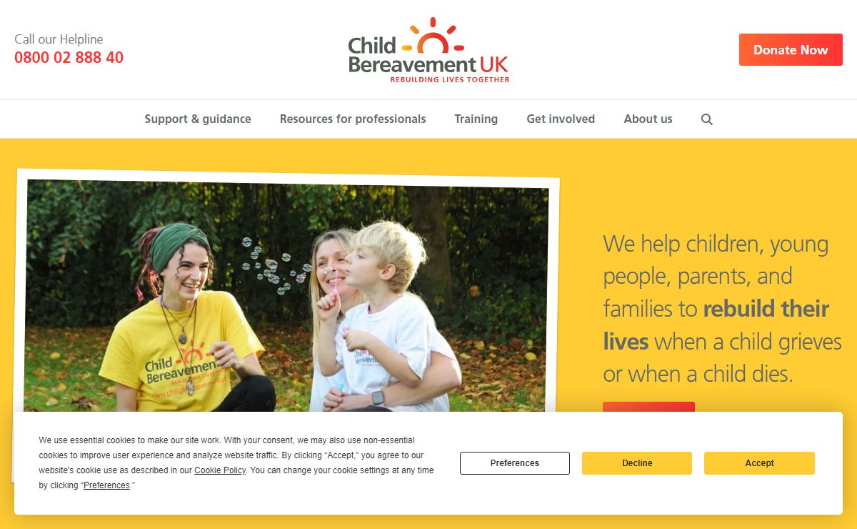 Child Bereavement UK