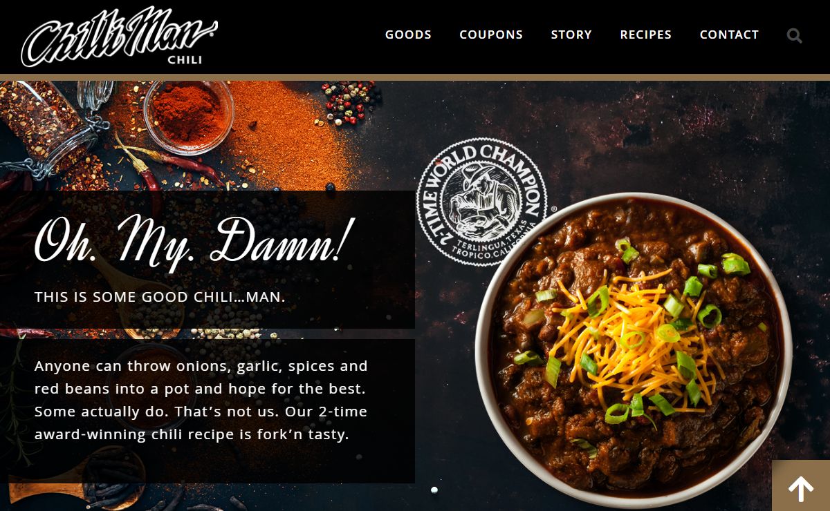 Chilli Man Chili | Award-Winning Chili | Damn Good Chili...Man
