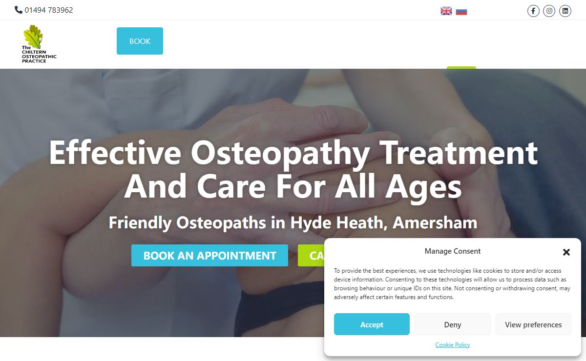 Home | The Chiltern Osteopathic Practice in Hyde Heath, Amersham