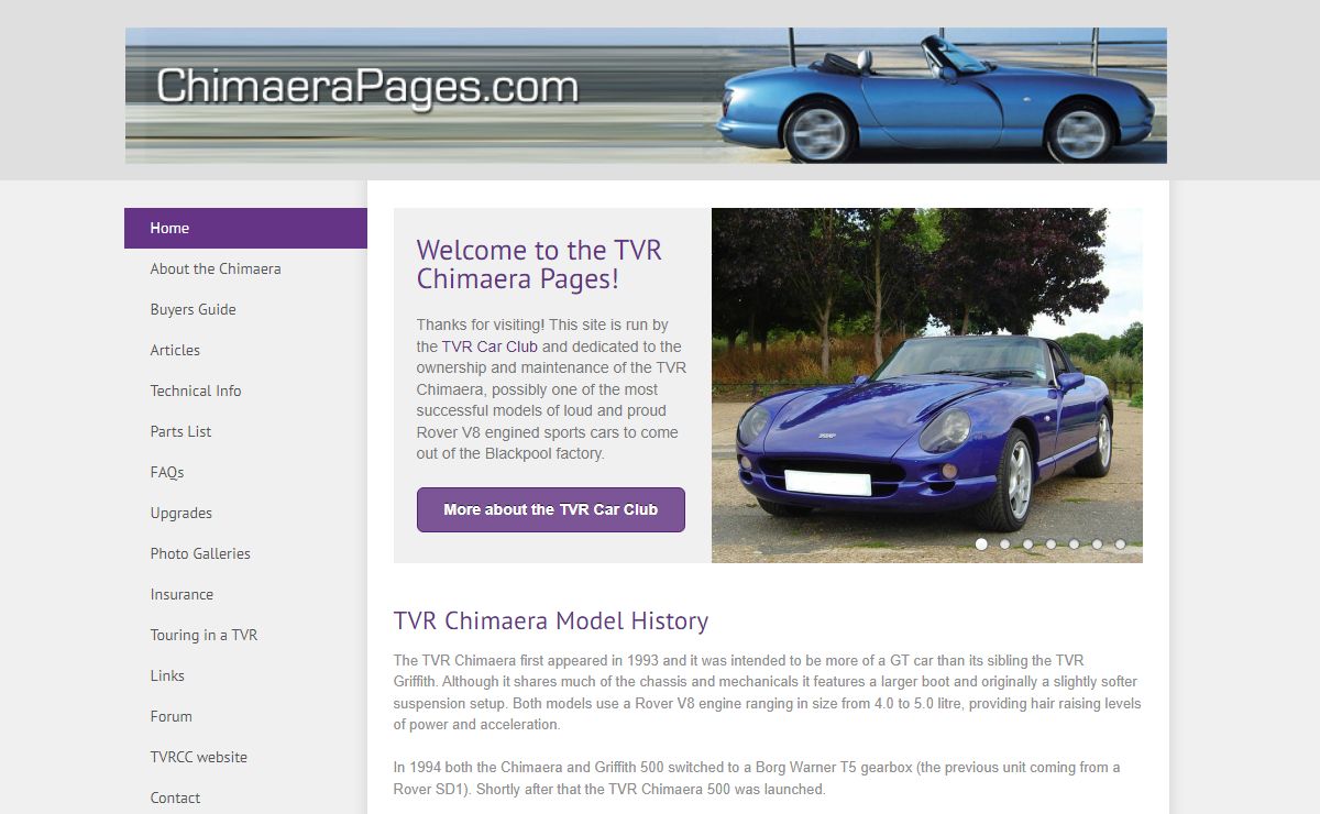 TVRCC chimaera pages - Home
