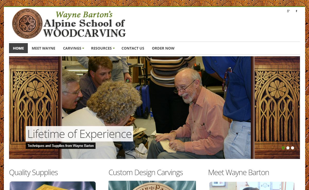Home - Chip Carving | Wayne Barton's Alpine School of Woodcarving