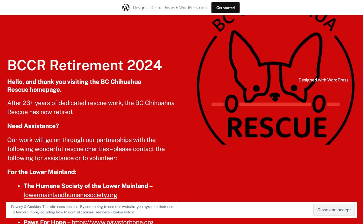 BC Chihuahua Rescue - Retired