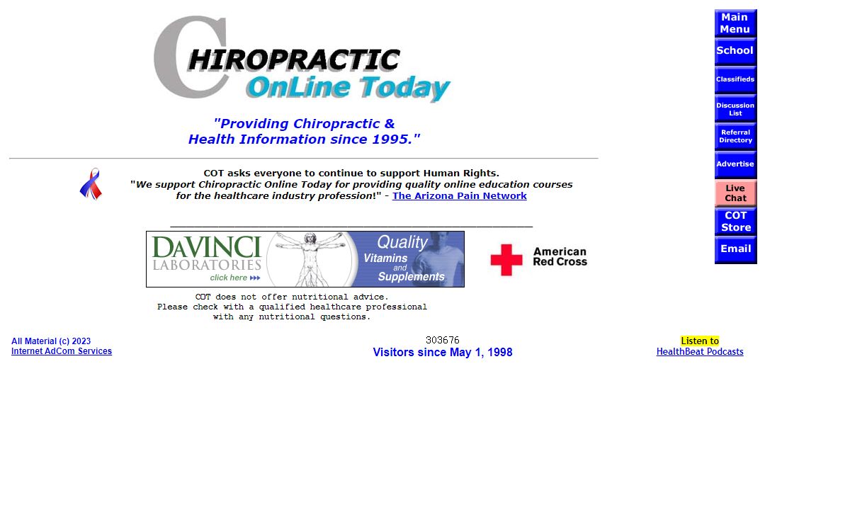 Welcome To Chiropractic OnLine Today