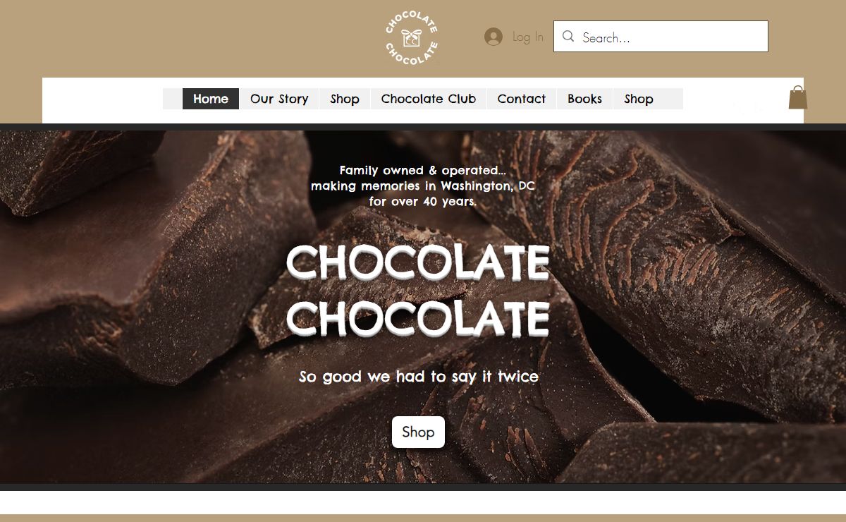 European and fine American chocolate | Chocolate Chocolate | Washington