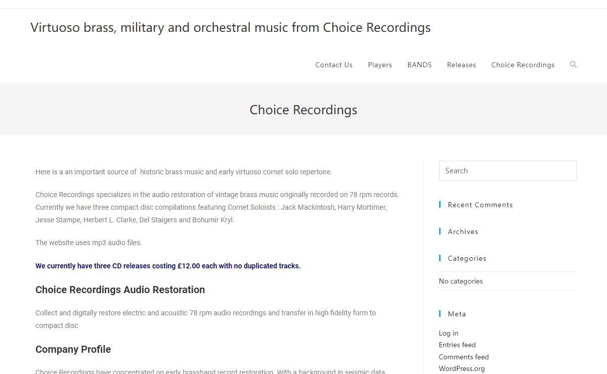 Choice Recordings -