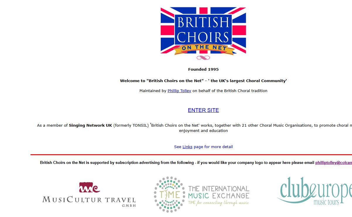 British Choirs on the Net
