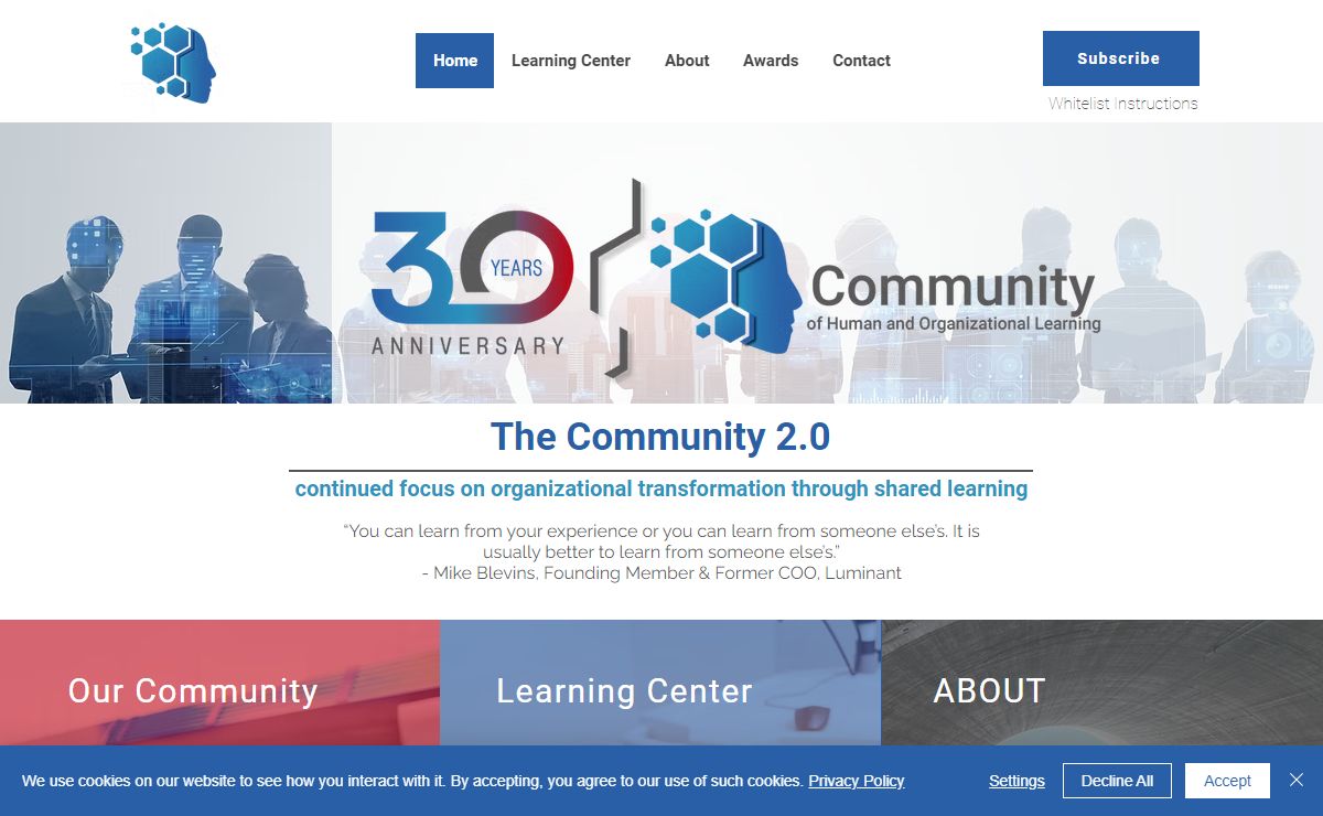 The Community of Human and Organizational Learning | Learning Community