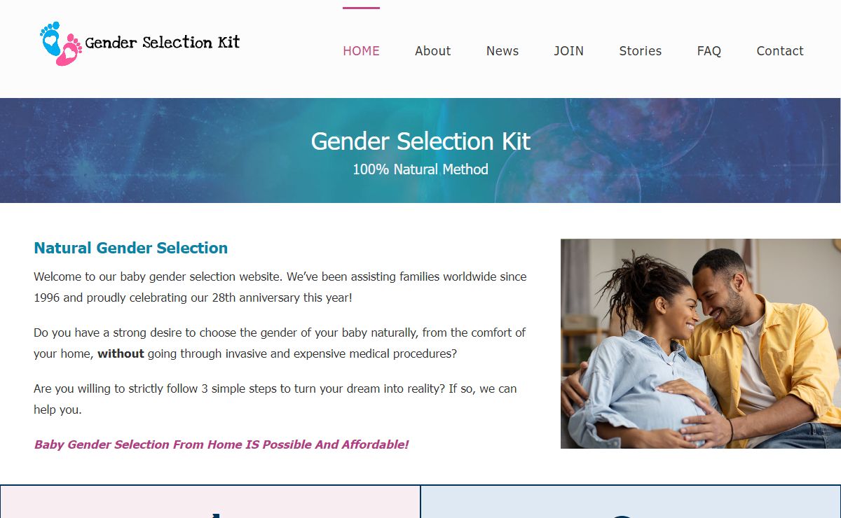 Gender Selection Kit – Conceive a Boy or Girl?