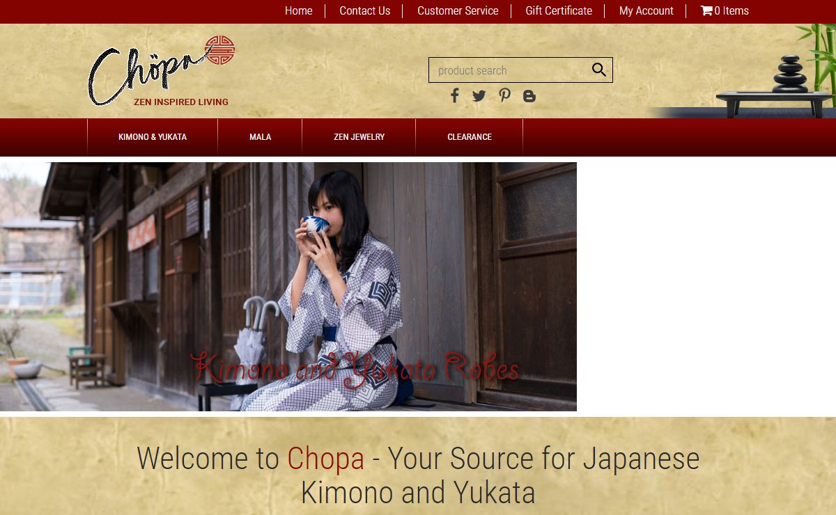 Chopa | Your Kimono Shop For Quality Japanese Kimono and Yukata