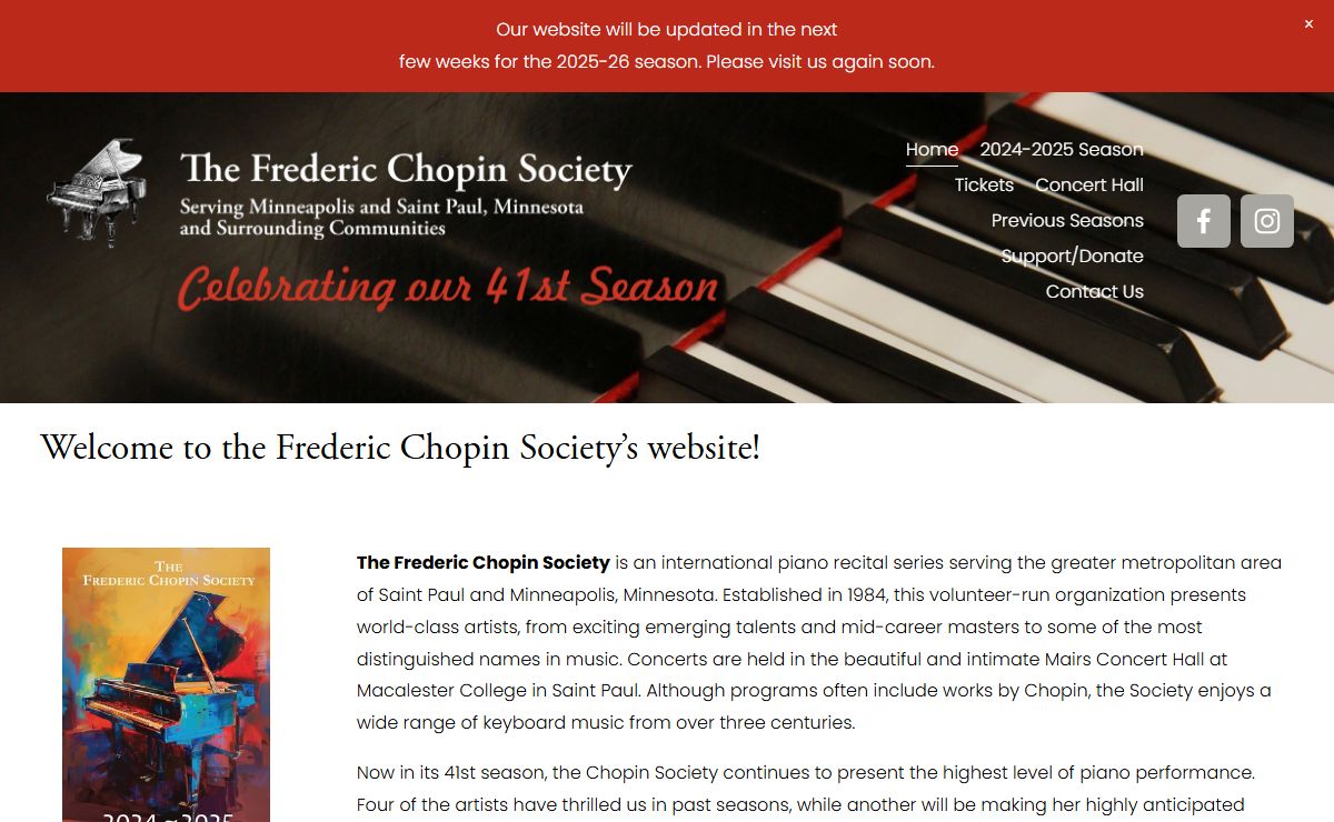 The Frederic Chopin Society