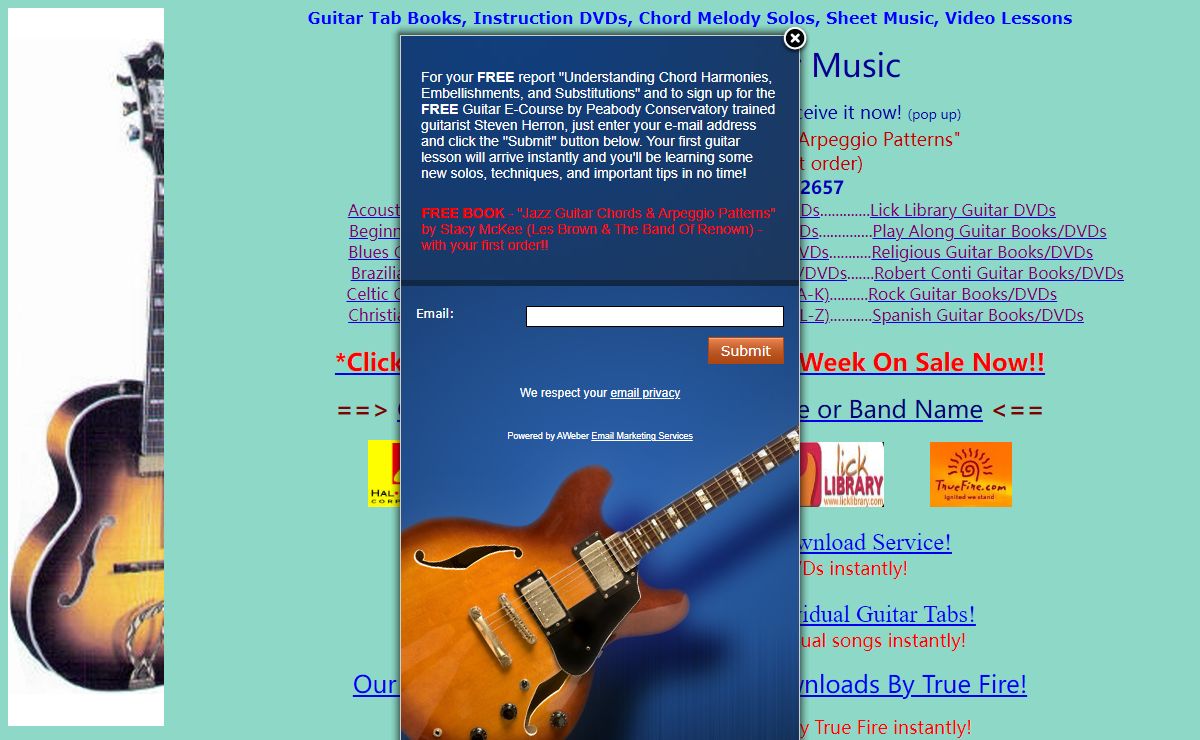 Chord Melody Guitar Tab Books - Tabs, Solos, Arrangements, Instruction & Lessons