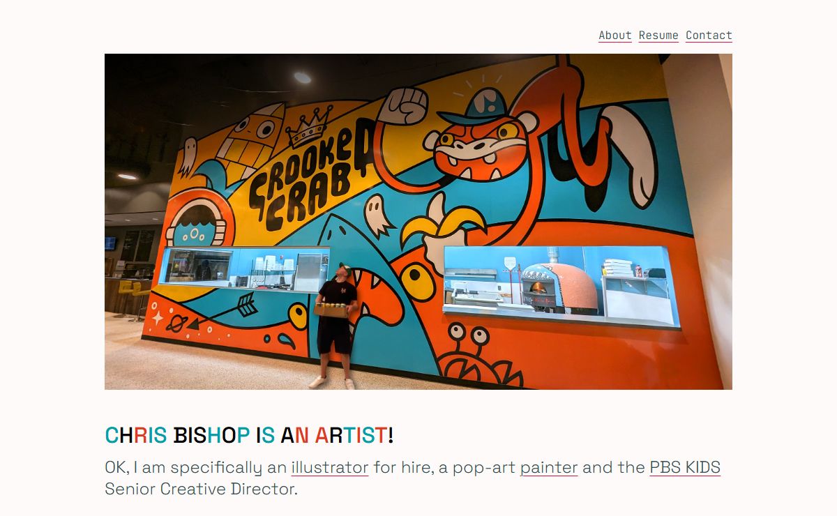 Artist, Illustrator, PBS KIDS, Chris Bishop