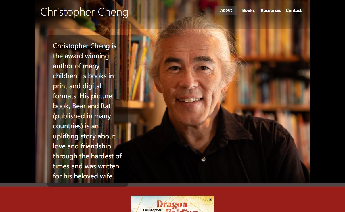 About Christopher Cheng | Christopher Cheng • Author • Writer • Speaker