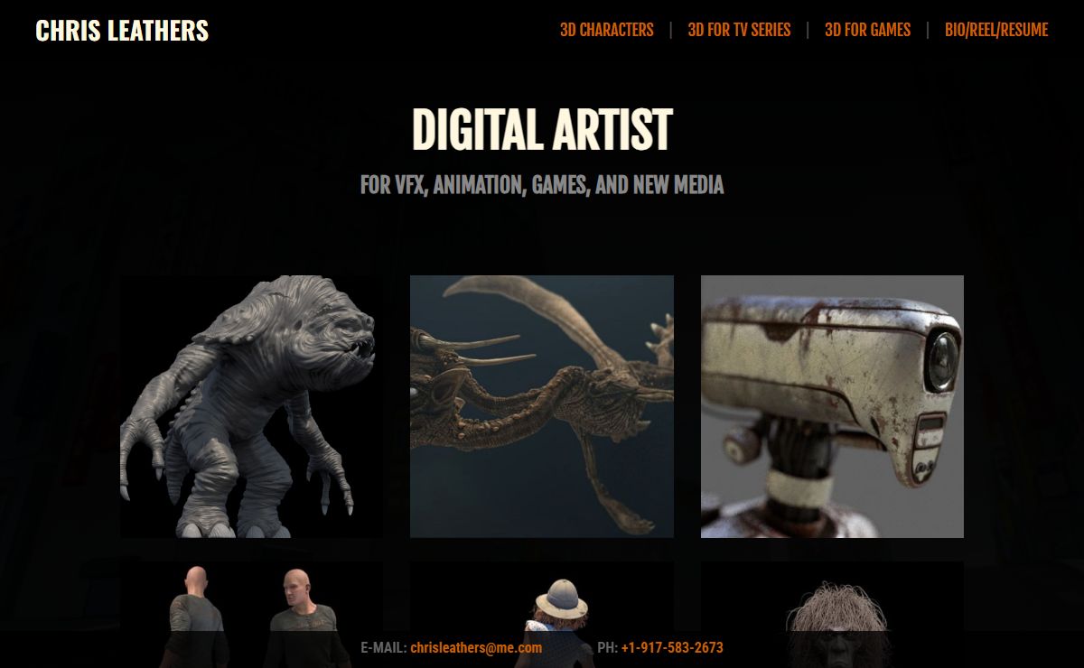 CG ART OF CHRIS LEATHERS