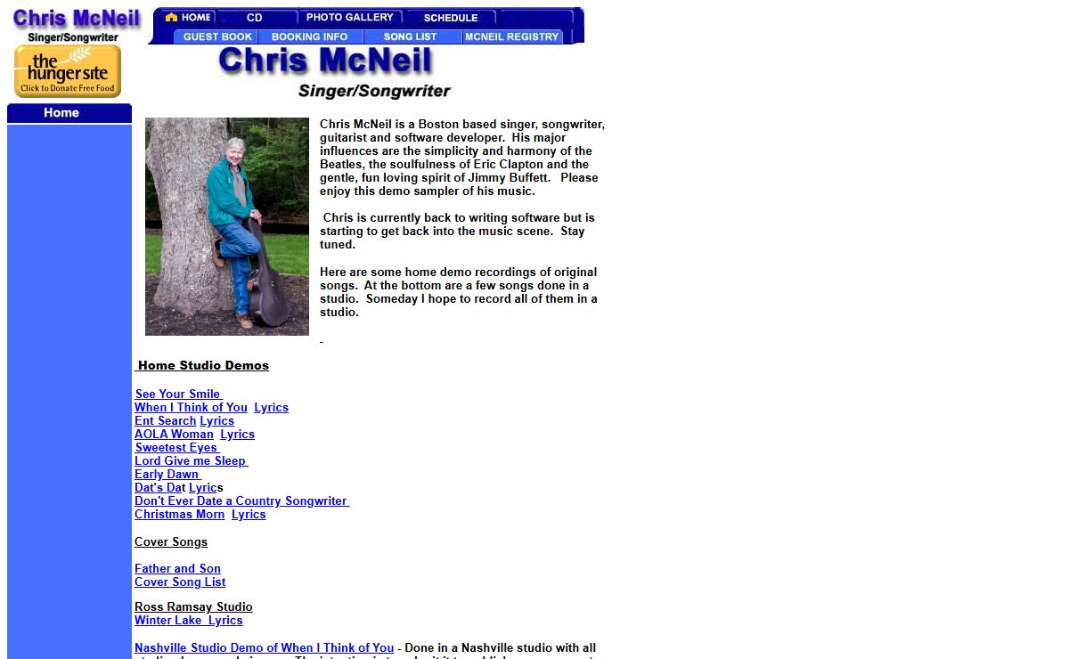 Chris McNeil Singer Songwriter in Boston