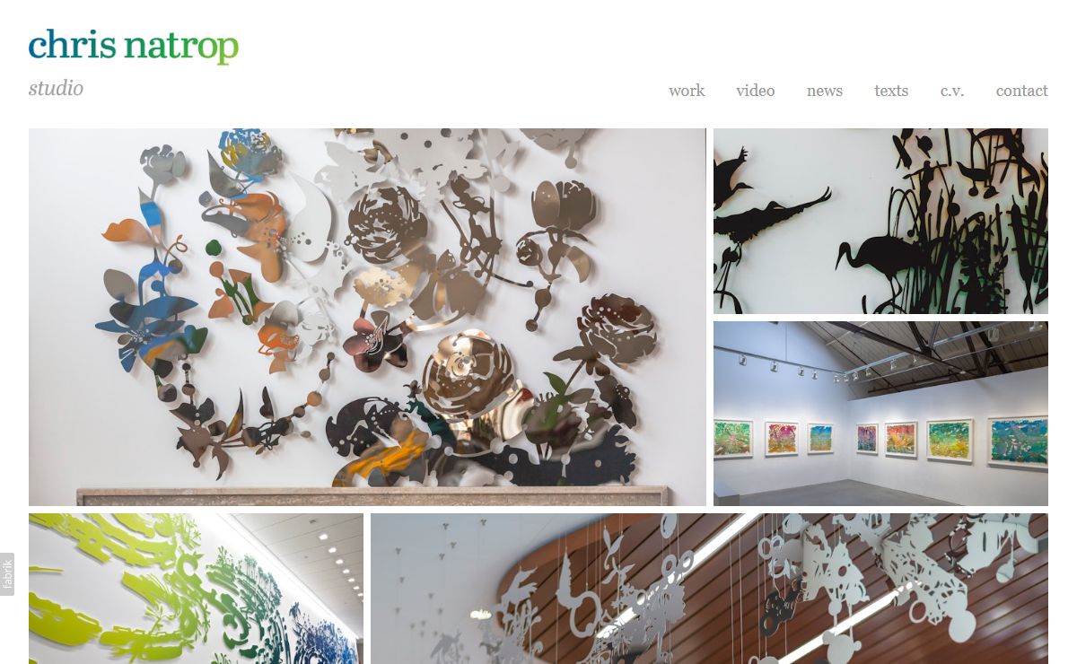 Chris Natrop Studio - paper cutting, art installations, public art