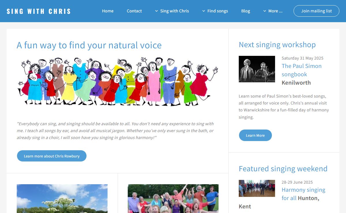 Singing together: a fun way to find your natural voice | Chris Rowbury