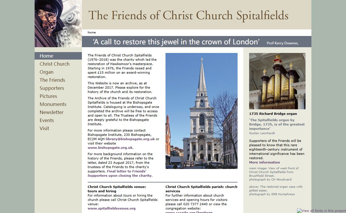 Friends of Christ Church - Friends of Christ Church