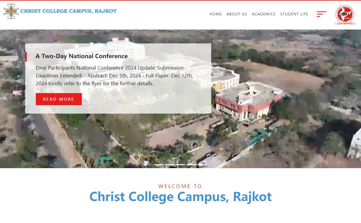 Christ College Rajkot | Admission Open