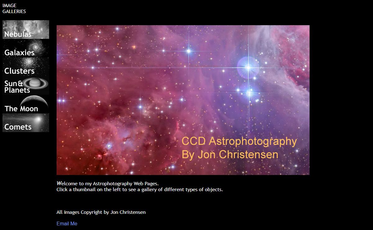 Astrophotography by Jon Christensen