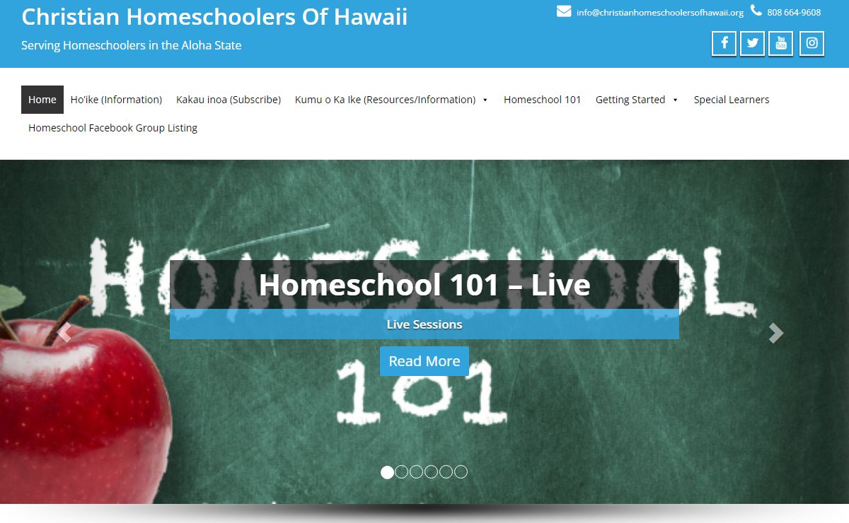 Christian Homeschoolers Of Hawaii | Serving Homeschoolers in the Aloha State