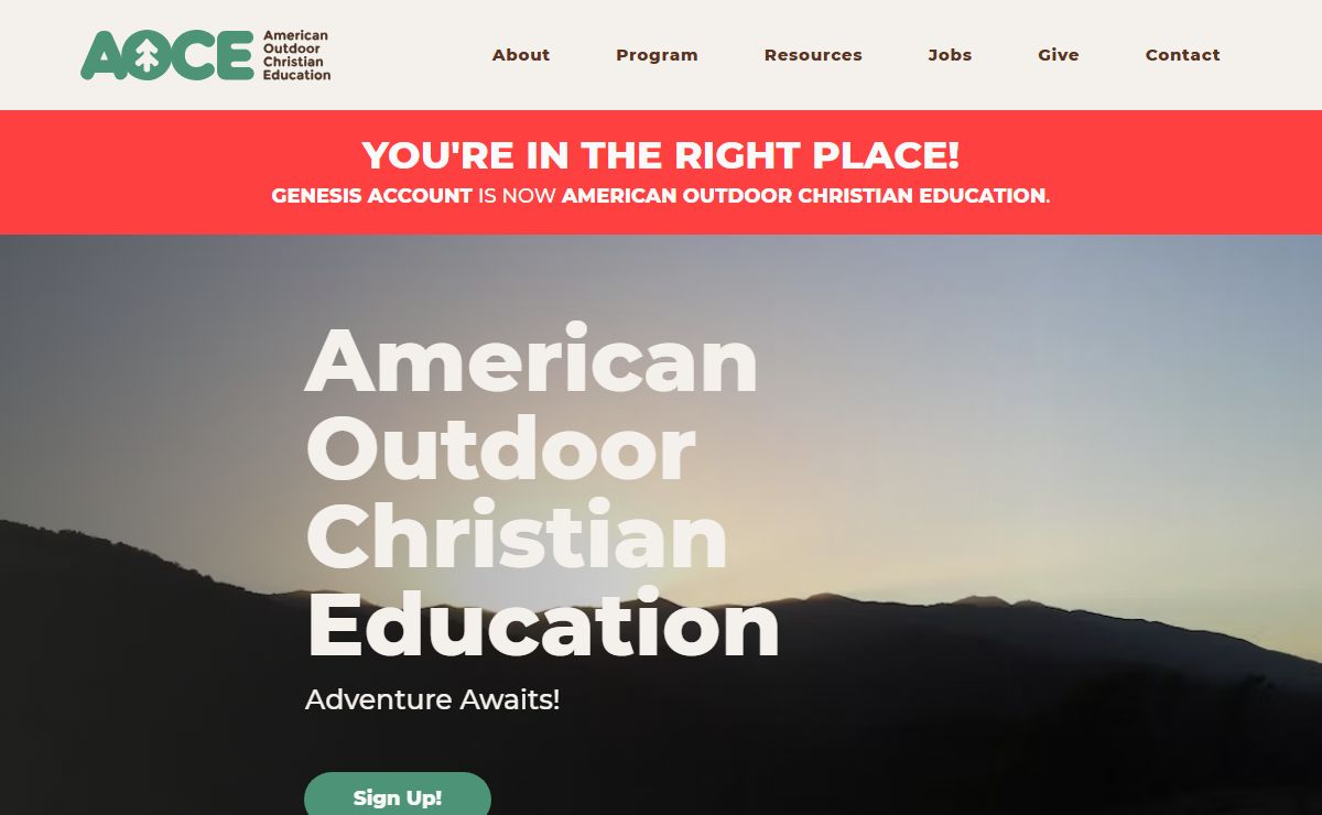 Explore Nature's Classroom | American Outdoor Christian Education | California
