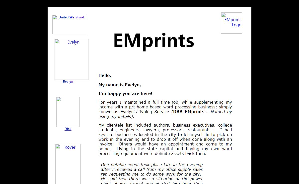 EMprints / Evelyn Mundy