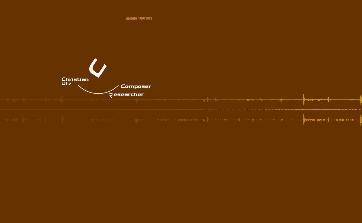christian utz - composer | researcher