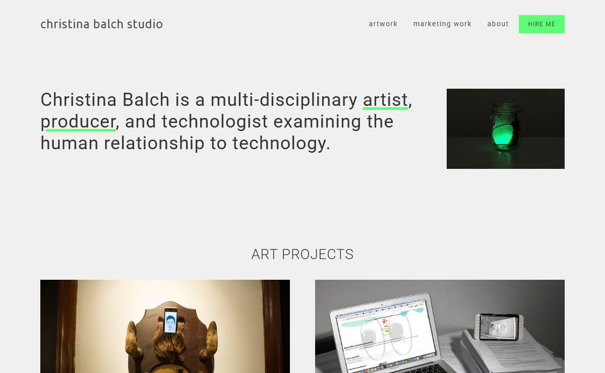 christina balch studio - christina balch studio | artist, digital producer, technologist