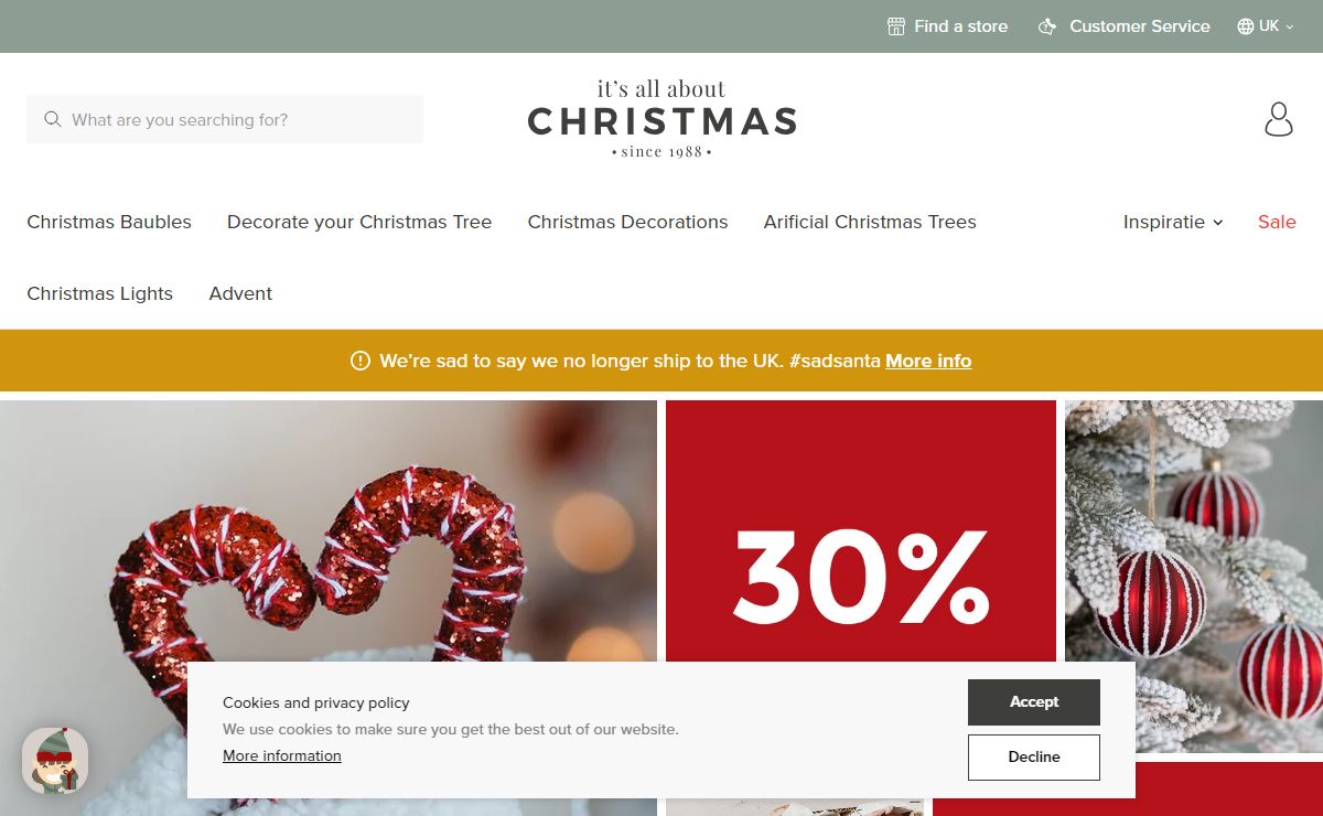 Christmas Decorations Online | It's all about Christmas
