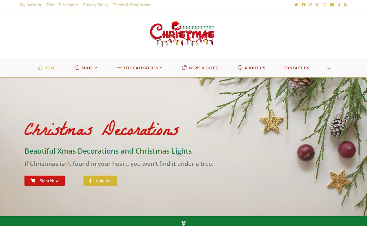 Christmas Decorations | Beautiful Xmas Decorations and Christmas Lights