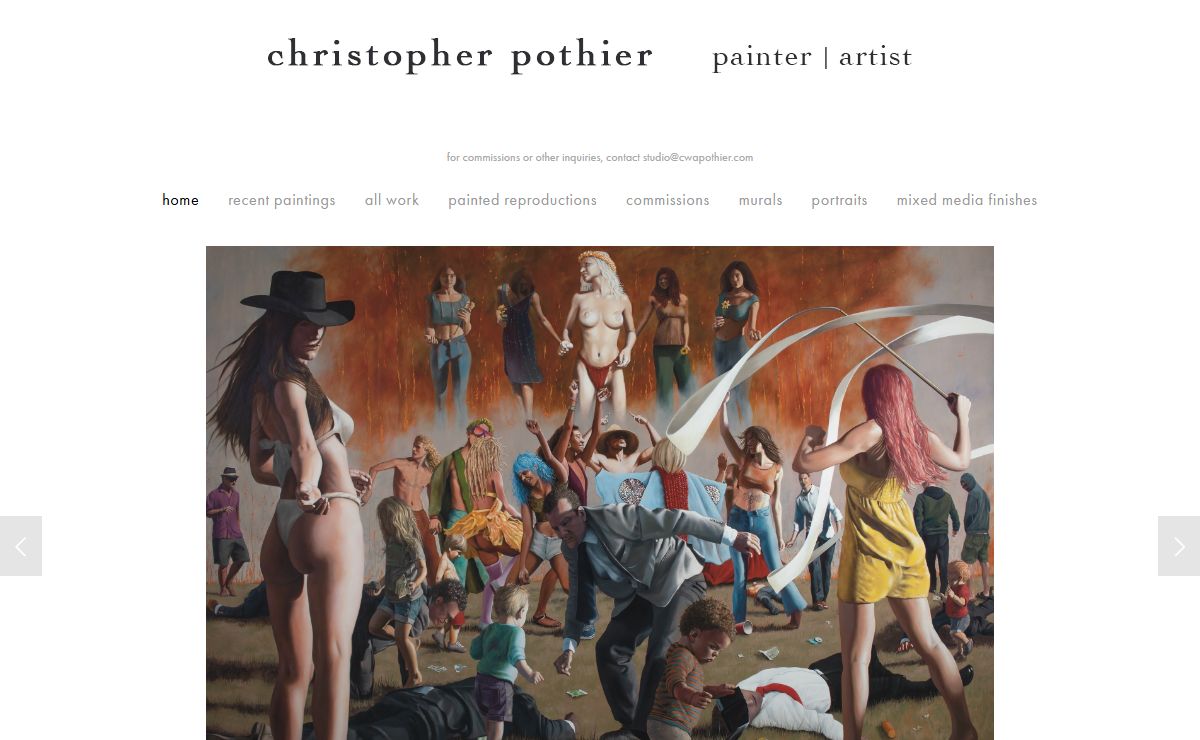 christopher pothier painter | artist