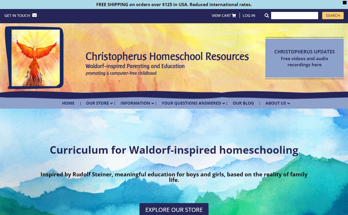 Christopherus Homeschool Resources HOME - Christopherus Homeschool Resources