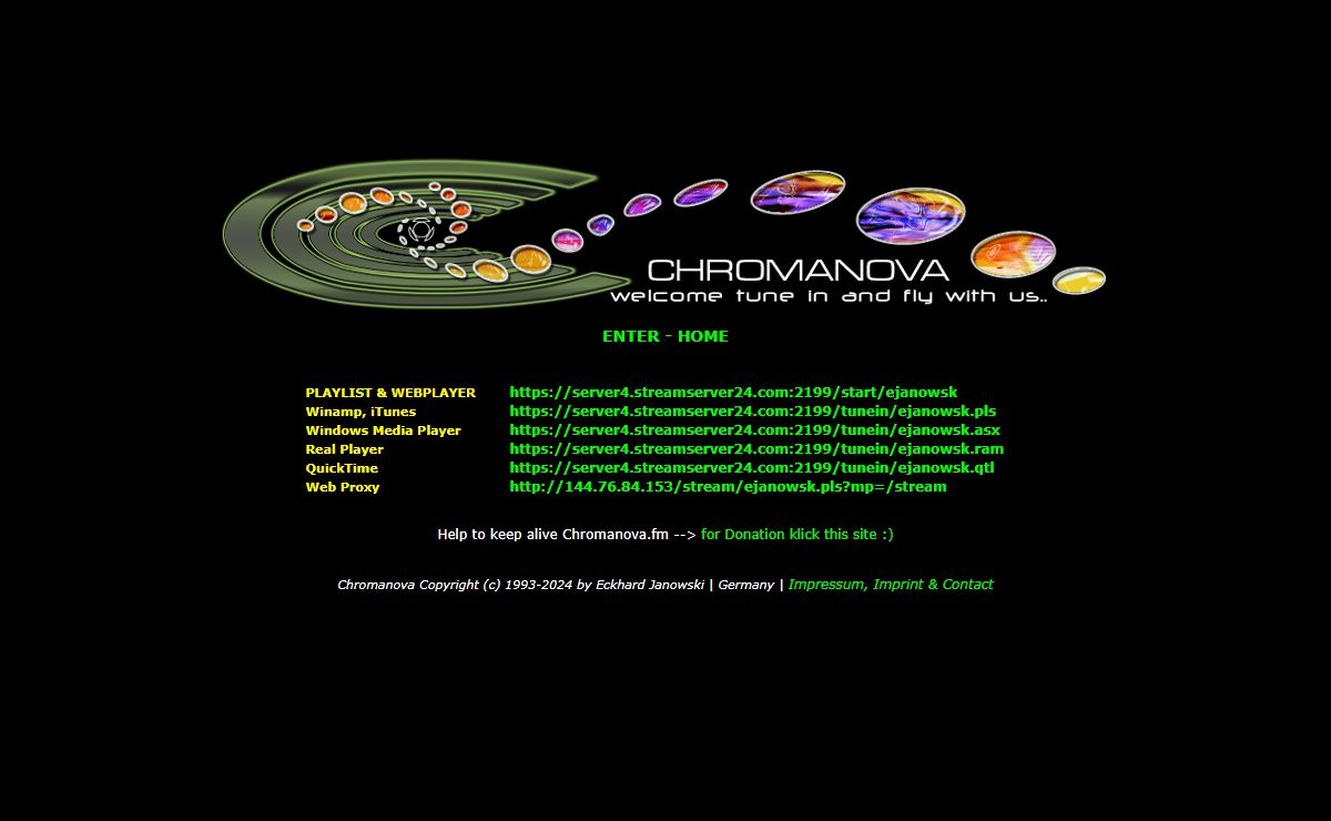 Chromanova.fm - 100% Electronic Music
