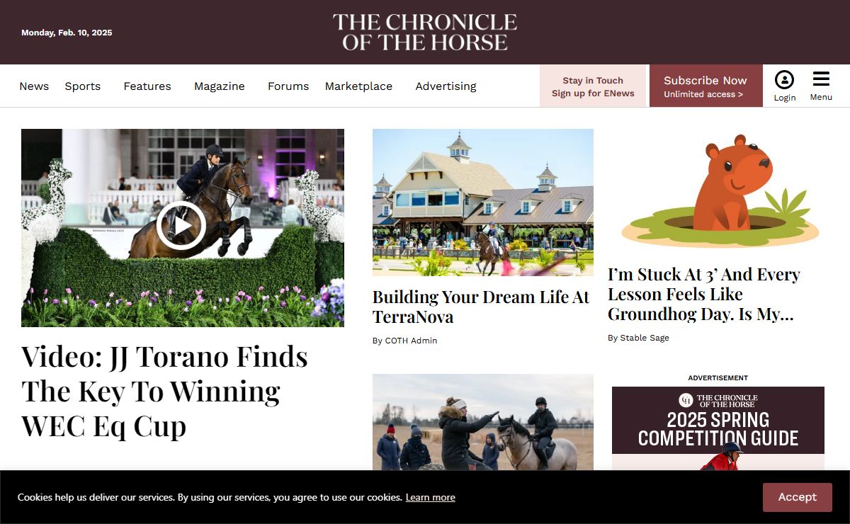 Homepage - The Chronicle of the Horse