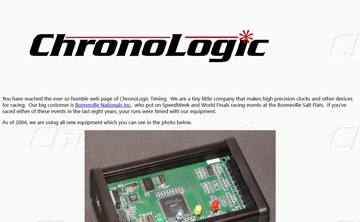 ChronoLogic Timing